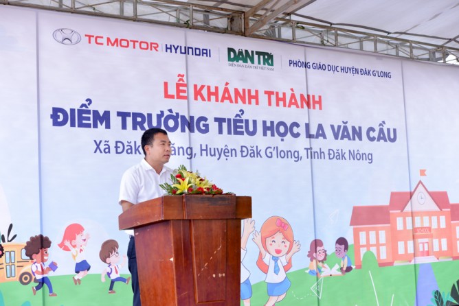 TC MOTOR khánh thành điểm trường tiểu học La Văn Cầu tỉnh Đăk Nông