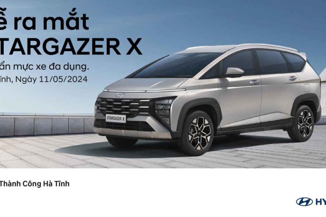 Hyundai Stargazer X ra mắt tại Hyundai Hà Tĩnh